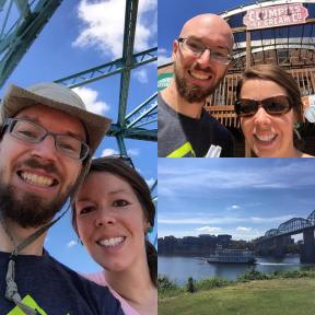 We stopped in Chattanooga for a picnic and ice cream. 