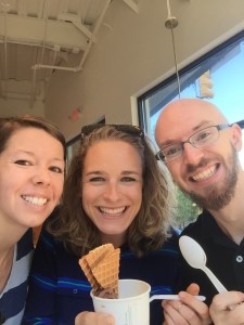 Another ice cream stop in Nashville with Alyssa