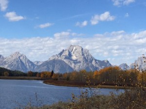 From Colorado we went to the Grand Tetons. They were breathtaking! 
